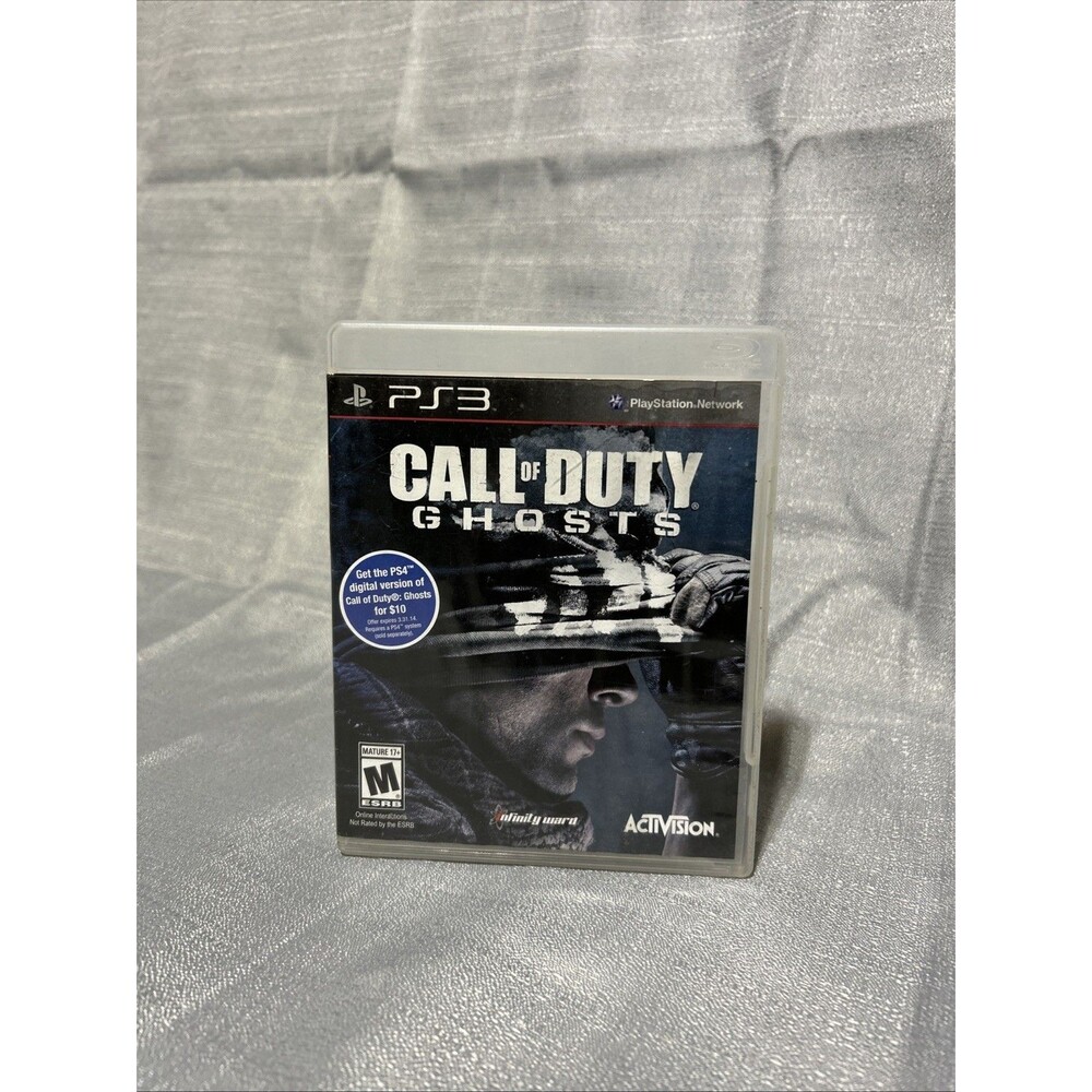 Call of Duty: Ghosts (PS3, 2013) Authentic Shooter War Game Mature